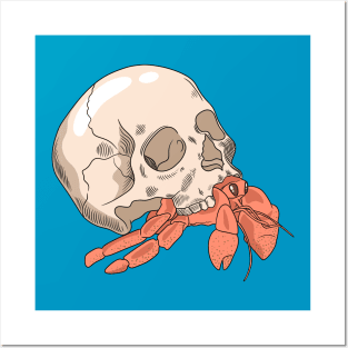 Crabby Skull Posters and Art